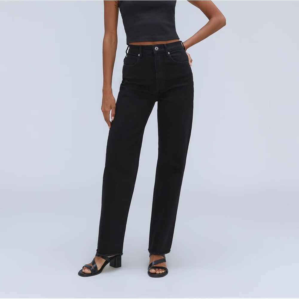 Everlane The Way-High Jeans in Coal Black sz 30 - New Womens Denim Pants